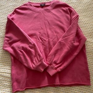 rails pink cotton jersey sweatshirt